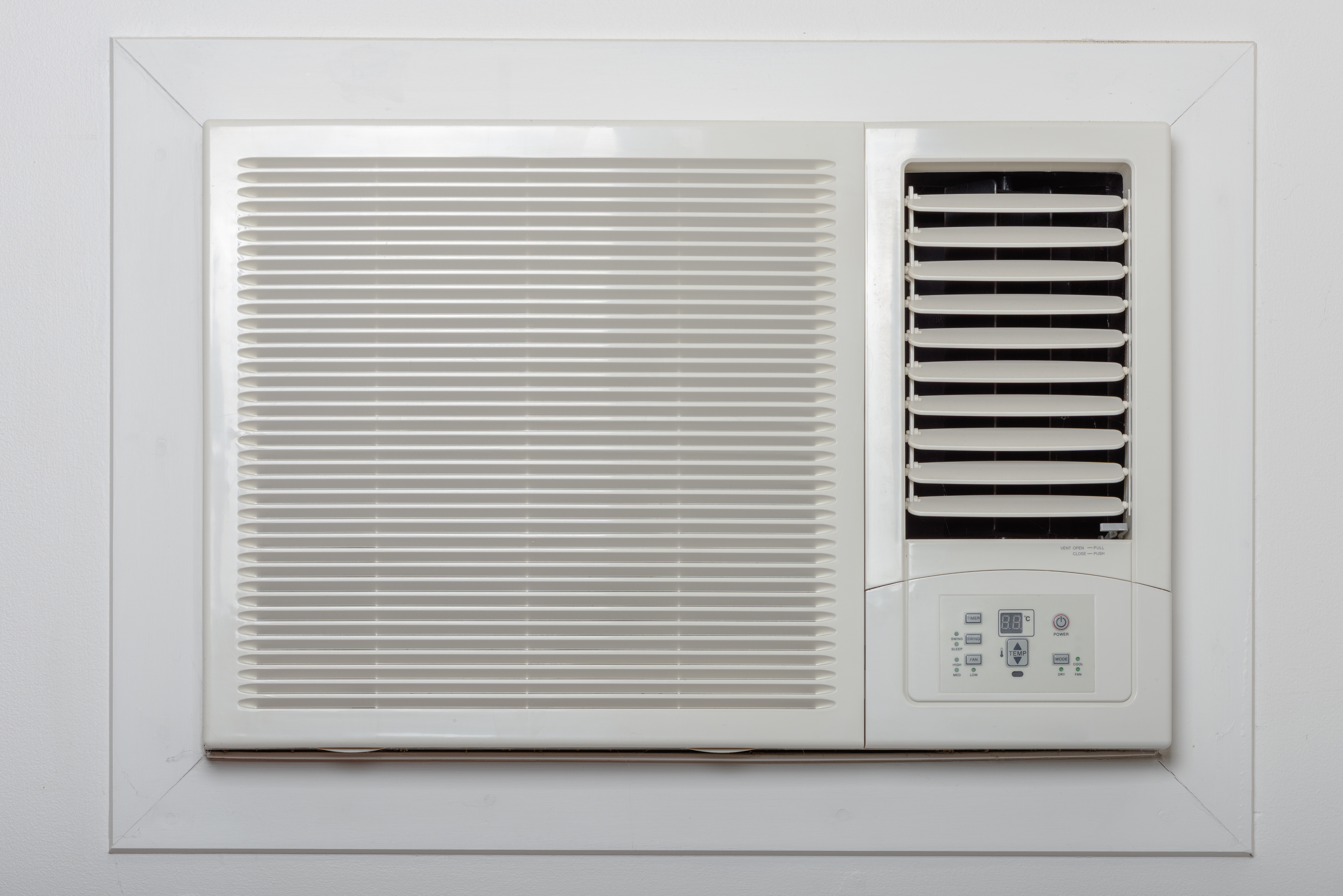 Window air conditioner (box air conditioner) in Adelaide home